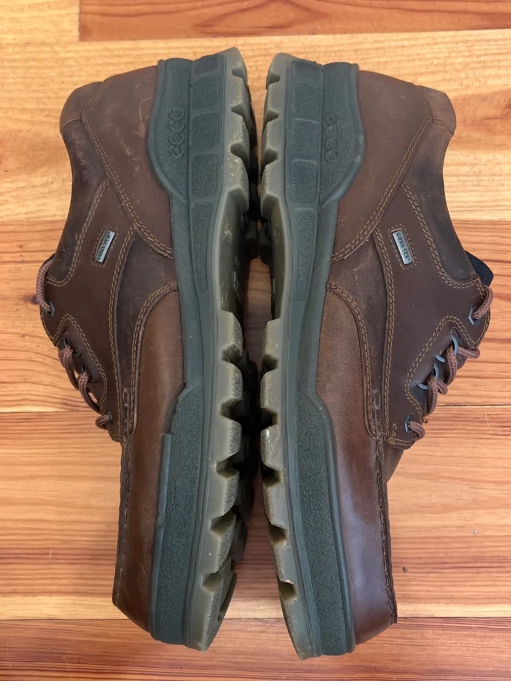 ECCO Track II Low GTX Shoes EU 50 US Mens 16 16.5 Leather Waterproof 50A001944